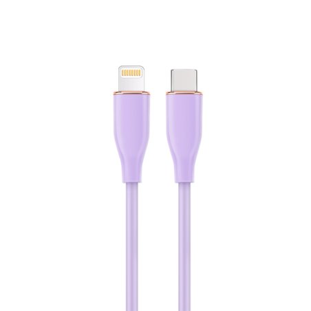 CABLE DE CARGA Y DATOS GEMBIRD USB TIPO-C A 8 CLAVIJAS 1,5 M VIOLETA
