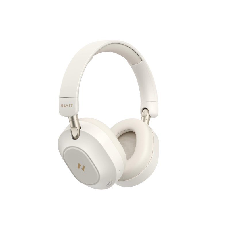 Havit 6939119081430 écouteur/casque Écouteurs Sans fil Arceau Musique/Quotidien USB Type-C Bluetooth Beige