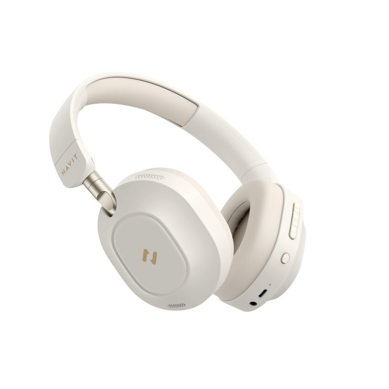 Havit 6939119081430 écouteur/casque Écouteurs Sans fil Arceau Musique/Quotidien USB Type-C Bluetooth Beige