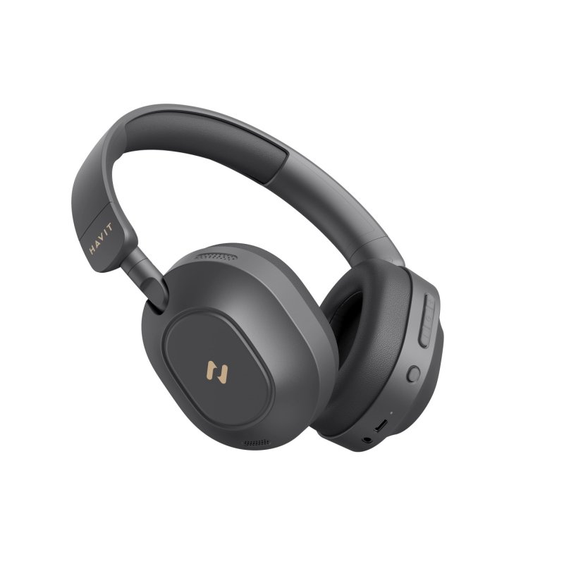 Havit H668BT (Black) Écouteurs Avec fil &sans fil Arceau Musique/Quotidien USB Type-C Bluetooth Noir