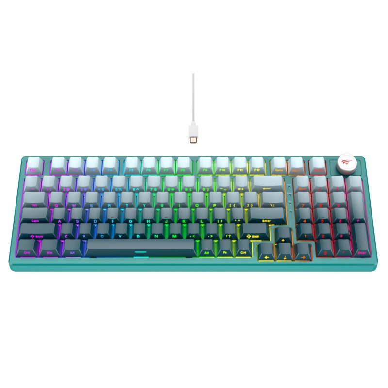 Havit KB899L clavier Jouer USB QWERTY