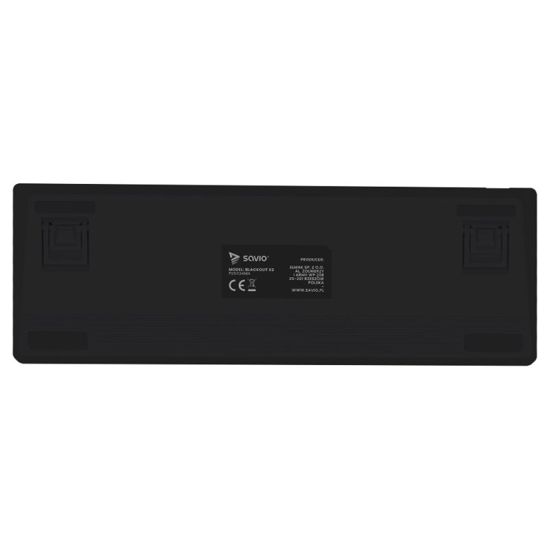 Savio BLACKOUT X2 BLUE keyboard Gaming USB QWERTY US International Black