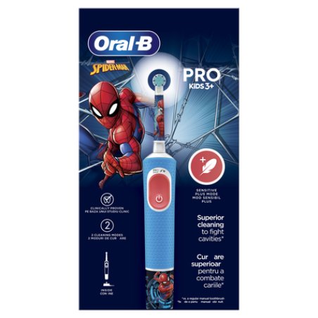 Vitality Pro SpiderMan Kids Electric Toothbrush by Oral-B