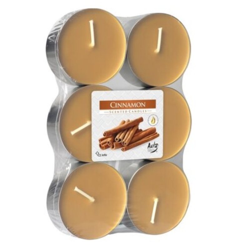 Podgrzewacze zapachowe maxi Cinnamon 6 Pieces BISPOL