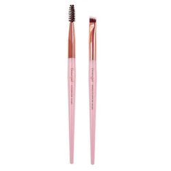 Donegalset Mineral Pink Eyebrow Brush And Eyebrow Comb