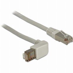 Delock compatible Patch-Kabel - RJ-45 - Cat.6 SSTP gewinkelt / gerade 0,5 m