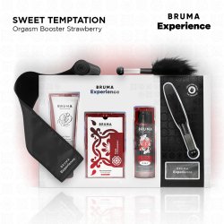 BRUMA XPERIENCE - SWEET STRAWBERRY TEMPTATION KIT WITH ORGASM ENHANCER