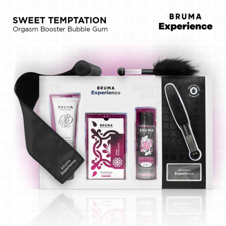 BRUMA XPERIENCE - SWEET GUM TEMPTATION KIT WITH ORGASM ENHANCER