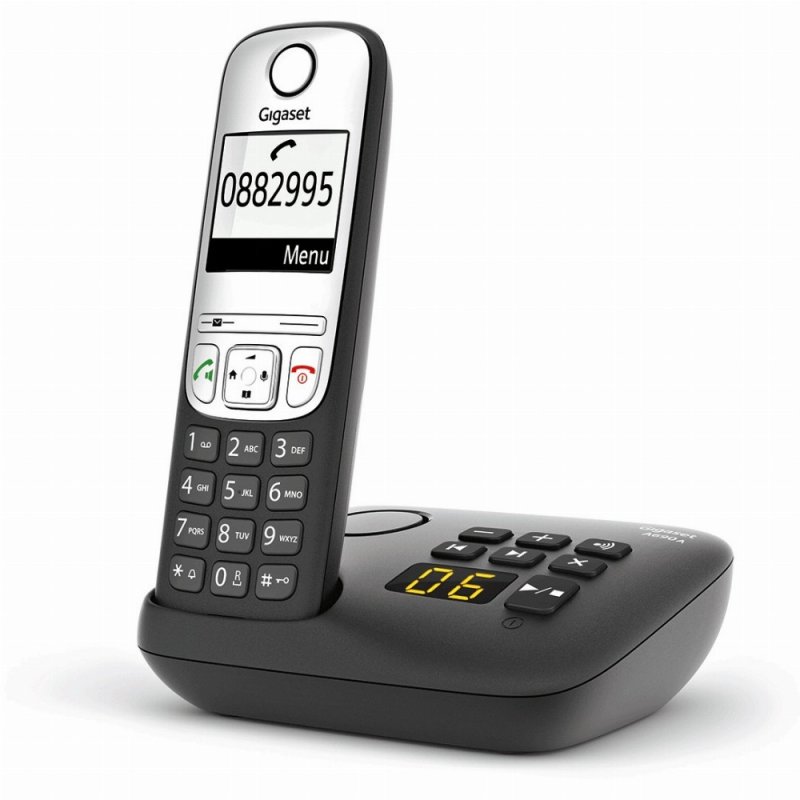 Gigaset A690A Analog/DECT telephone Black