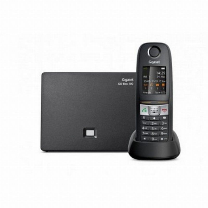 Gigaset E630A GO Téléphone DECT Identification de l'appelant Noir