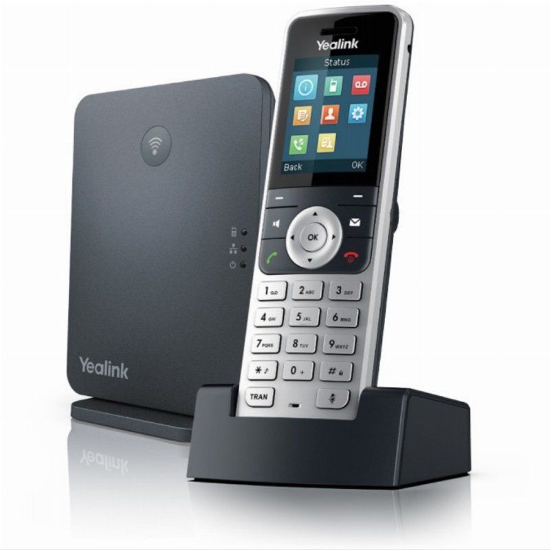 Yealink W53P station de base DECT Noir, Argent