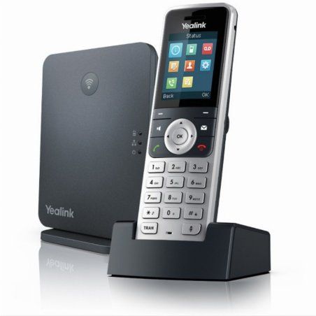 Yealink W53P station de base DECT Noir, Argent