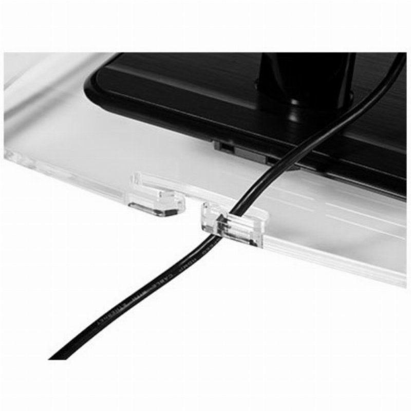 BakkerElkhuizen Q-riser 110 61 cm (24") Transparent Desk