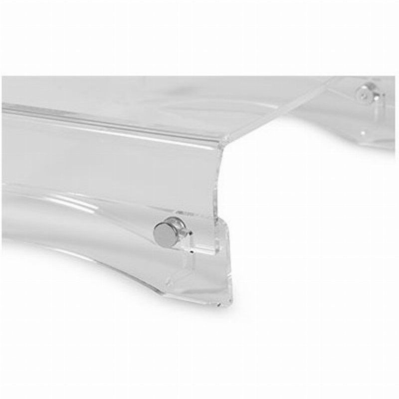 BakkerElkhuizen Q-riser 110 61 cm (24") Transparent Desk