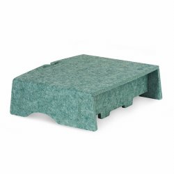 BakkerElkhuizen Q-Riser 90 Circular 43.2 cm (17") Green Desk