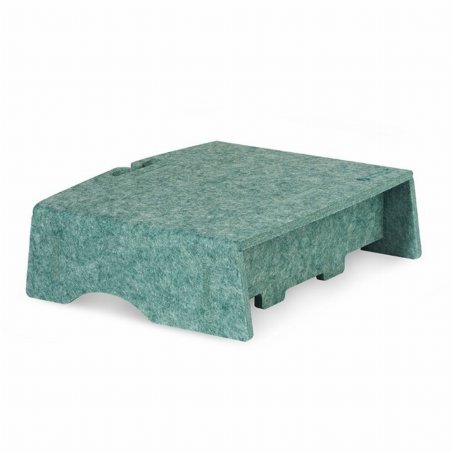 BakkerElkhuizen Q-Riser 90 Circular 43,2 cm (17") Vert Bureau