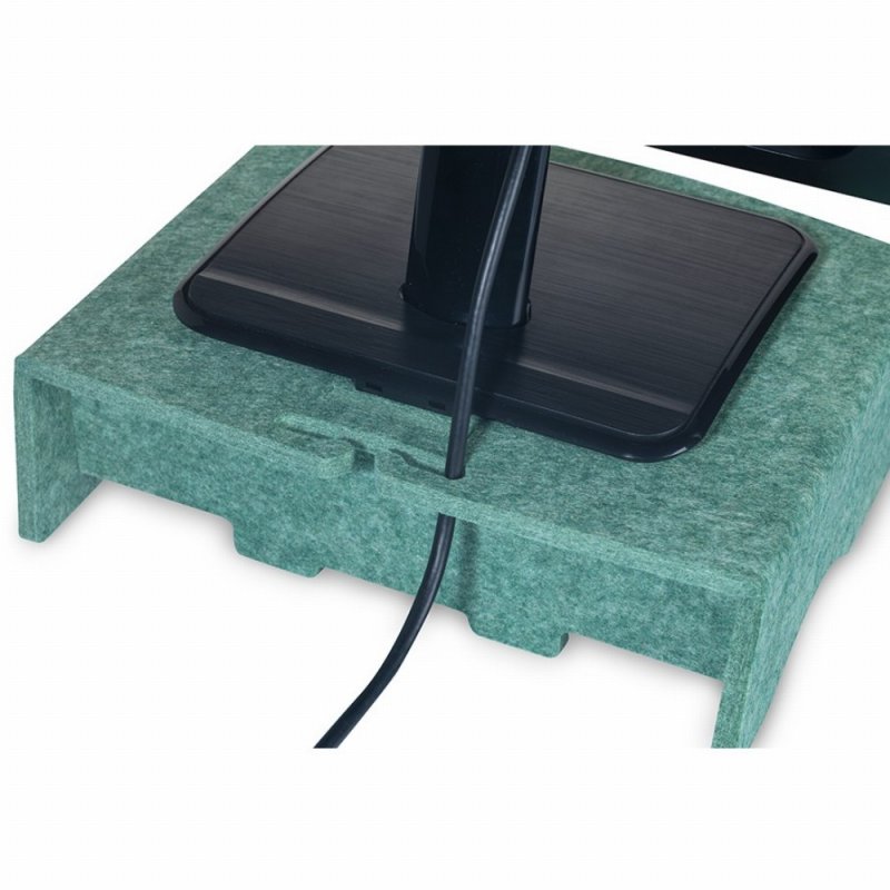 BakkerElkhuizen Q-Riser 90 Circular 43.2 cm (17") Green Desk