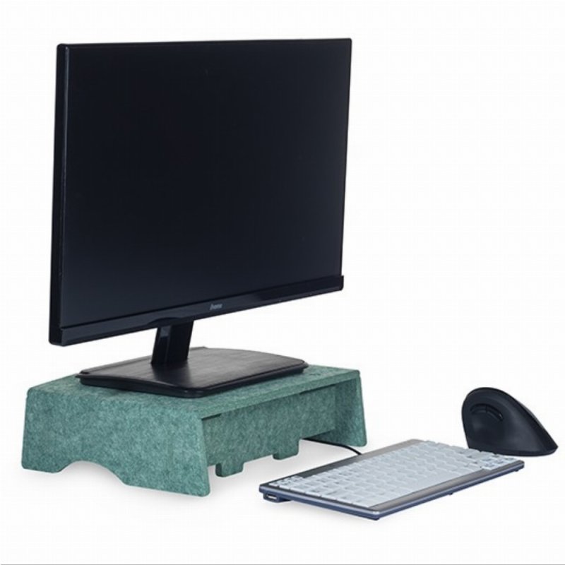 BakkerElkhuizen Q-Riser 90 Circular 43.2 cm (17") Green Desk