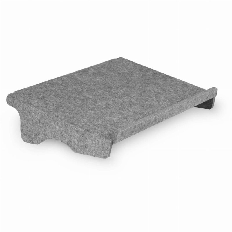 BakkerElkhuizen Q-doc 100 Circular porte-document Feutre PET Gris