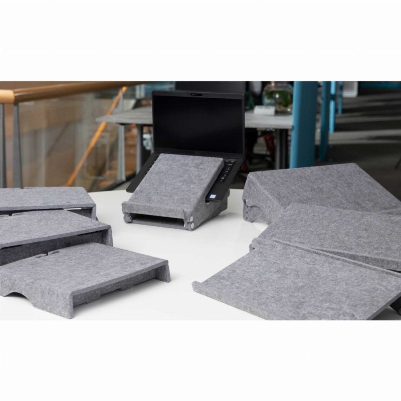 DOK BakkerElkhuizen Q-doc 100 Circular Dokumentenhalter grau