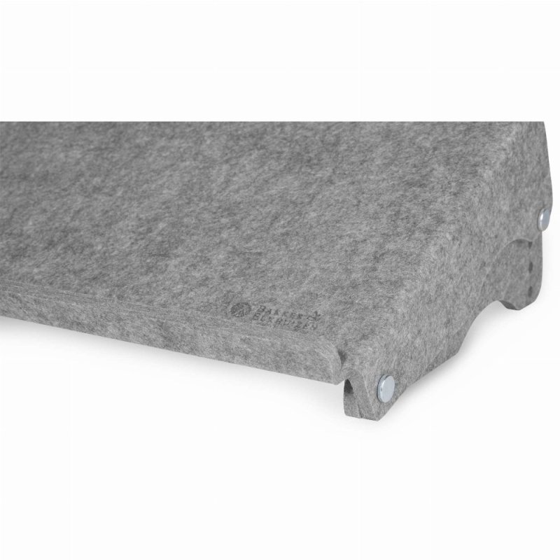 BakkerElkhuizen Q-doc 515 Circular document holder PET felt Grey