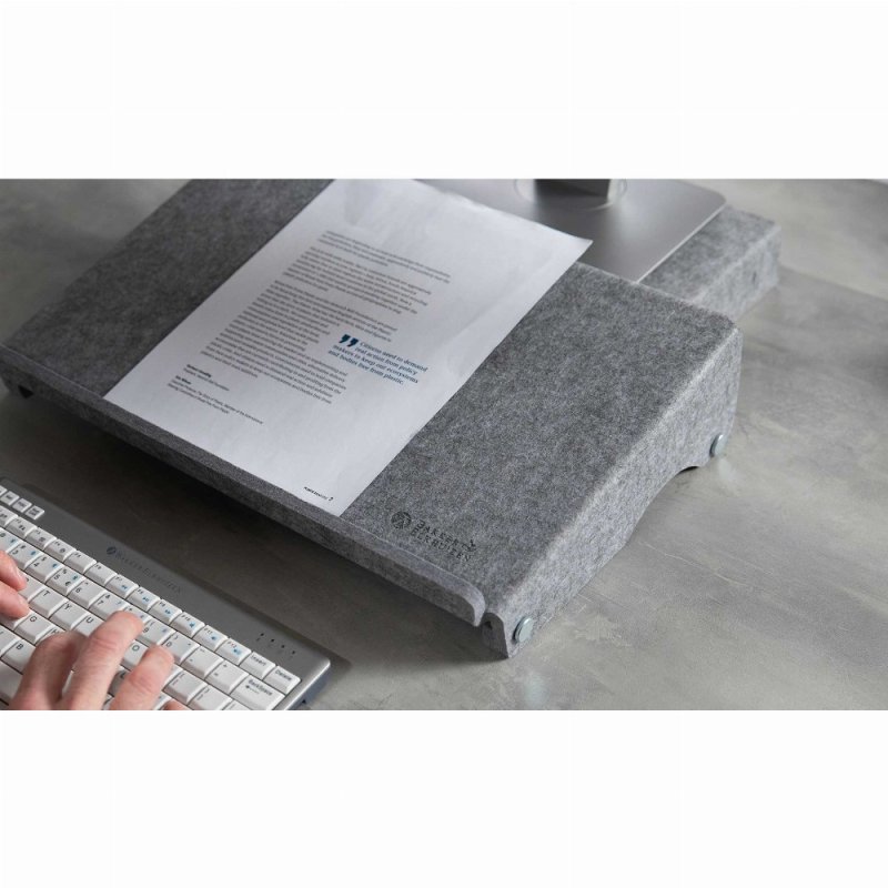 BakkerElkhuizen Q-doc 515 Circular porte-document Feutre PET Gris