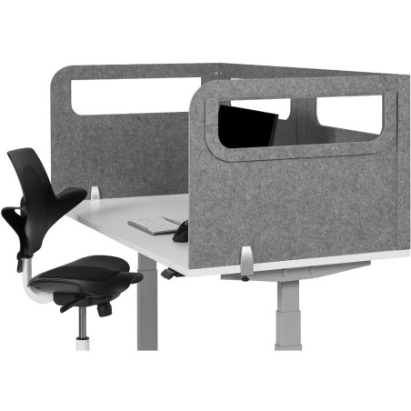 ERG BakkerElkhuizen BE Safety Screen Schutzwand U-Form W160H60D80 inkl. Acryl-Fenster