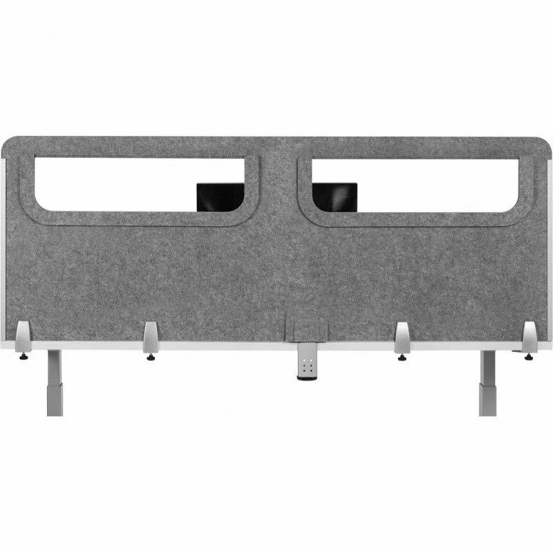 BakkerElkhuizen BNESSBPALGYW180 panneau d'intimité pour ordinateur de bureau Gris