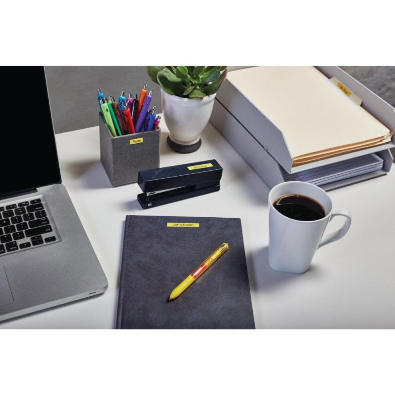 DYMO D1 Standard - Black on Yellow - 12mm