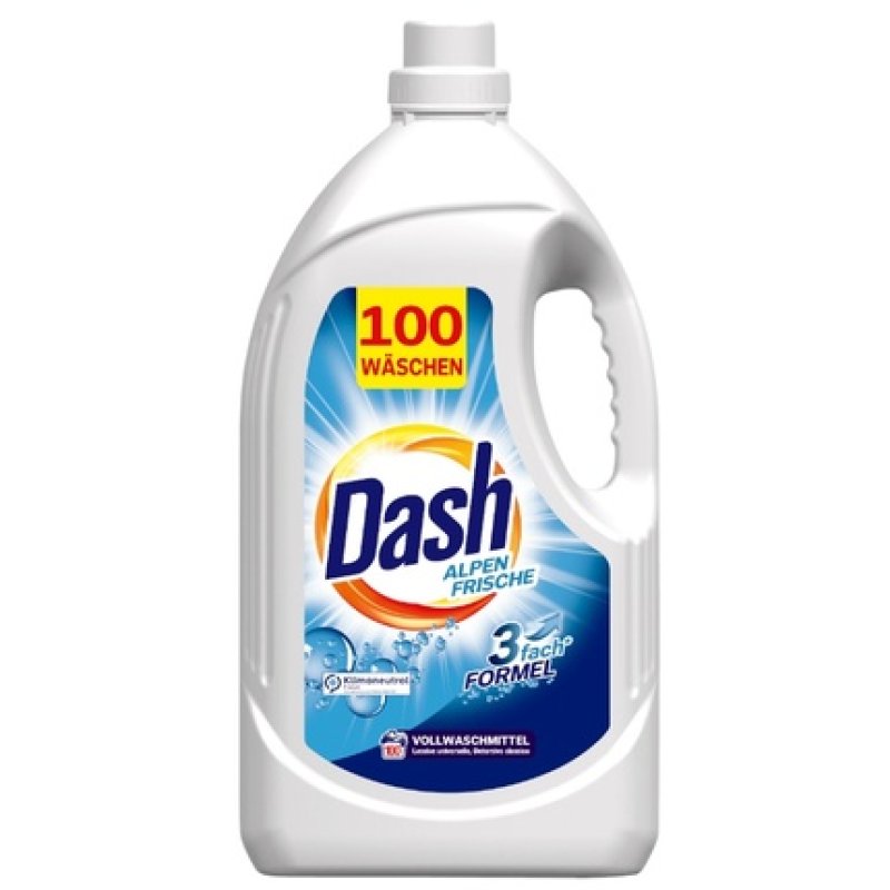 Dash Alpen Fresh Laundry Gel 5l - Imported From Germany