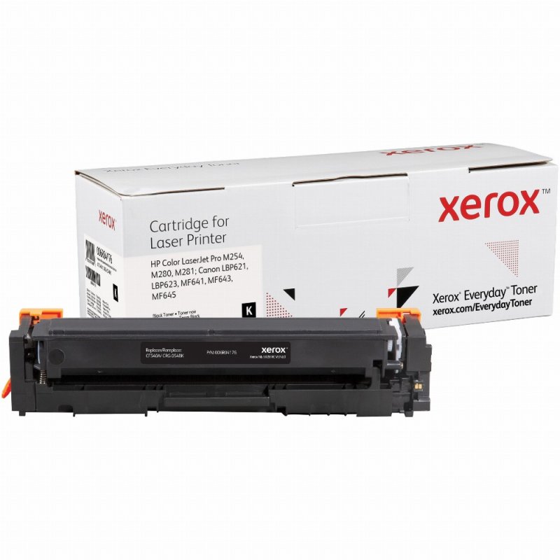 Everyday Black Toner compatible with HP CF540A/CRG-054BK