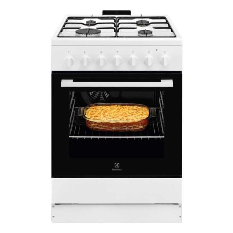 Electrolux LKK620010W Freestanding cooker A Electric Gas White