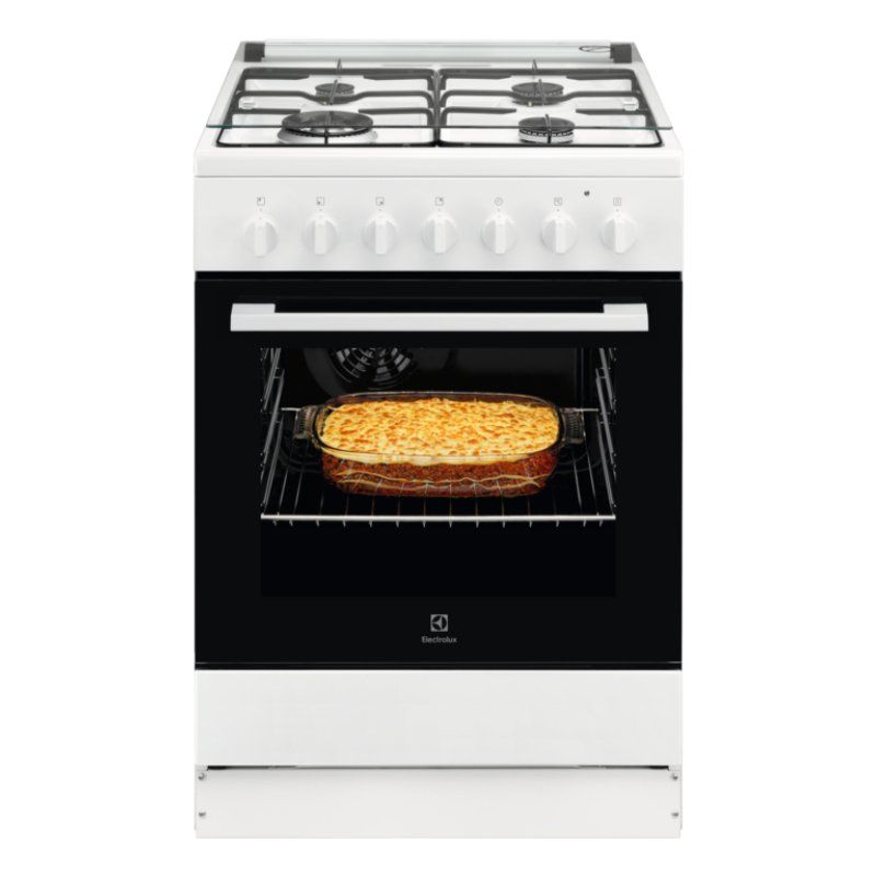 Electrolux LKK620010W Freestanding cooker A Electric Gas White