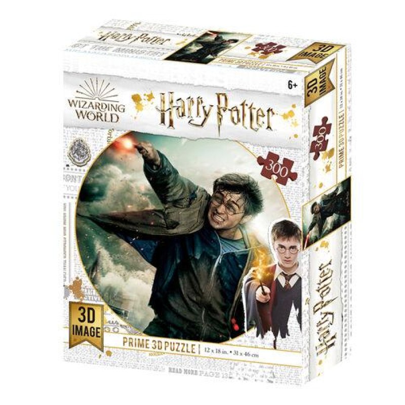 Harry Potter - Puzzle lenticulaire Harry Potter au combat 300 pcs 46x31 cm