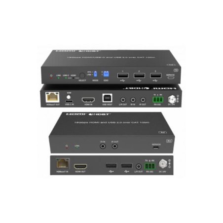 Extender kit - USB-C/HDMI/USB-B, HDBaseT 3.0, 4K@60Hz 4:4:4, up to 100m