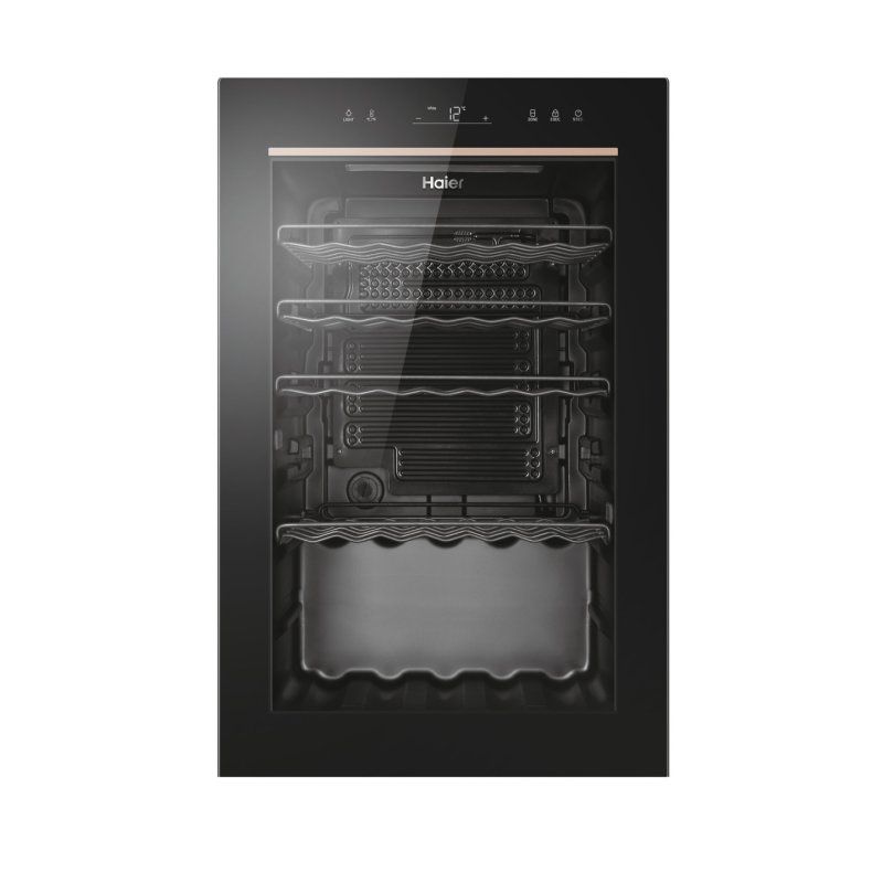 Haier Wine Bank 50 Serie 3 HWS49GAE Refroidisseur de vin compresseur Pose libre Noir 49 bouteille(s)