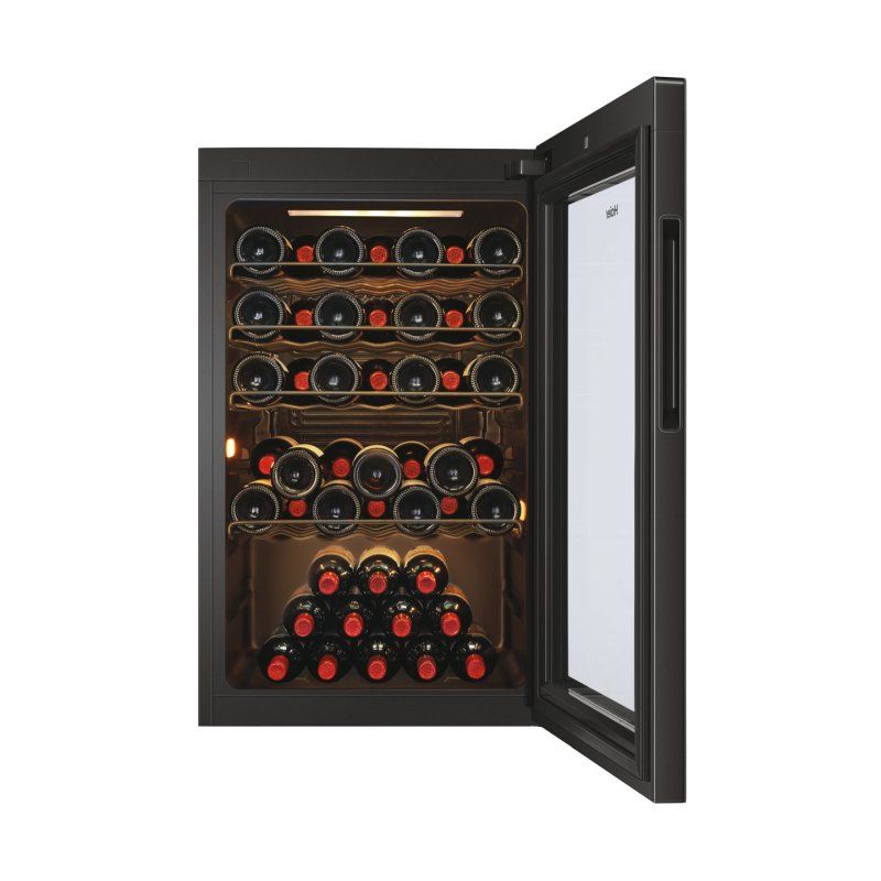 Haier Wine Bank 50 Serie 3 HWS49GAE Compressor wine cooler Freestanding Black 49 bottle(s)