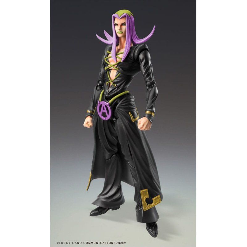 JoJo's Bizarre Adventure Part 5 figurine Super Action Chozokado Leone Abbacchio Black Ver. 16 cm