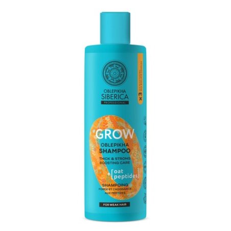 Natura Siberica Oblepikha Grow Peptides Shampoo For Weak Hair 400ml