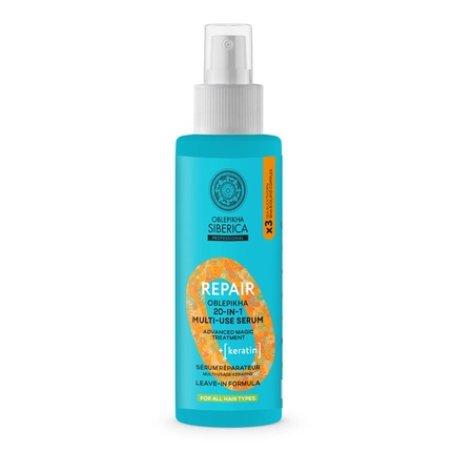 Natura Siberica Oblepikha Repair Keratin Serum Hair Multi-Use 2 In 1 200 Milliliters