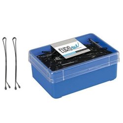 Eurostil Clips Black 70mm - Pack Of 150