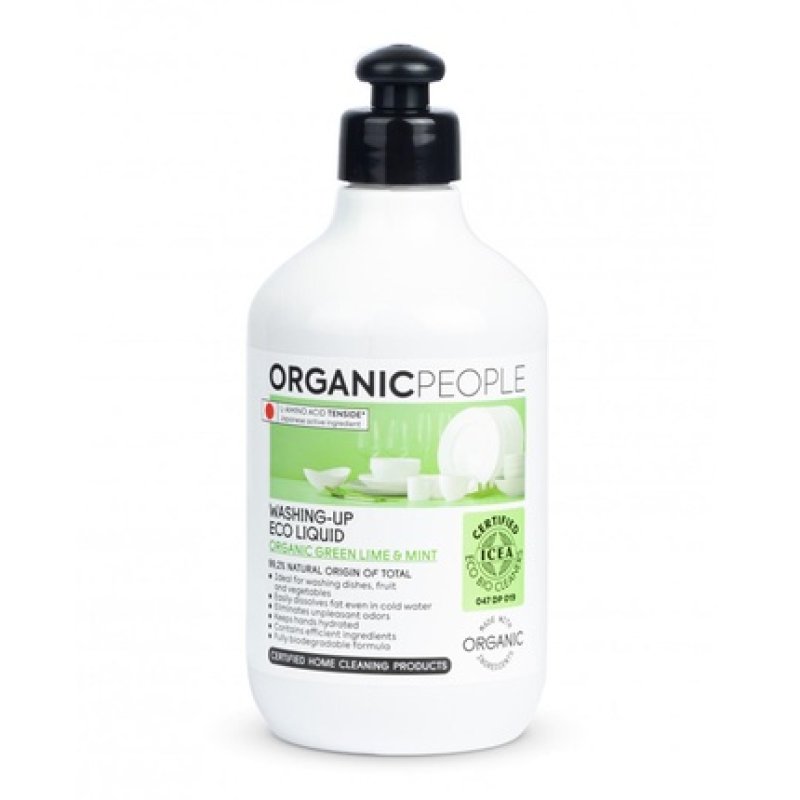Organic People Lime and Mint Washing-Up Eco Liquid 200ml