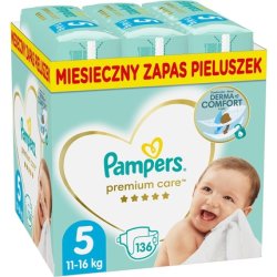 Pampers Premium Protection Size 5 Nappy x148 11kg-16kg