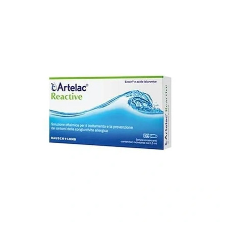 Bausch Lomb Artelac Reactive Ophthalmic Solution - 10 Units Of 0.5 Milliliters