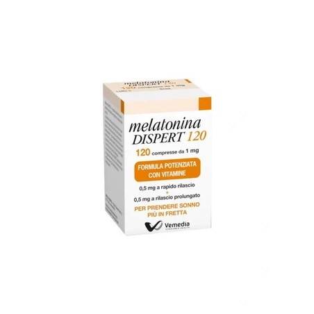Vemedia Melatonin Dispert 120 Tablets Of 1 Mg - Sleep Aid Supplement