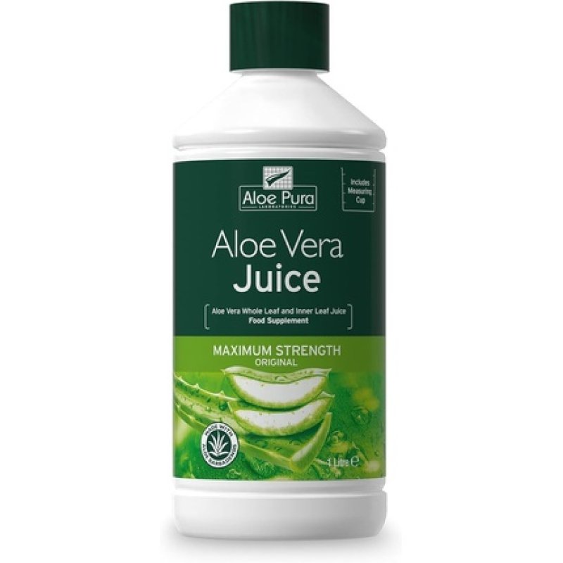 Aloe Pura Maximum Strength Aloe Vera Juice 1L