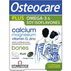 Vitabiotics Osteocare Plus Omega-3 and Soy Isoflavones 84 Tablets/Capsules