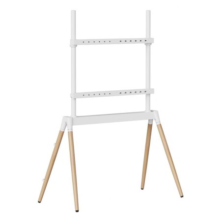 SOPORTE DE SUELO GEMBIRD PARA TV 55" - 86" BLANCO/MADERA