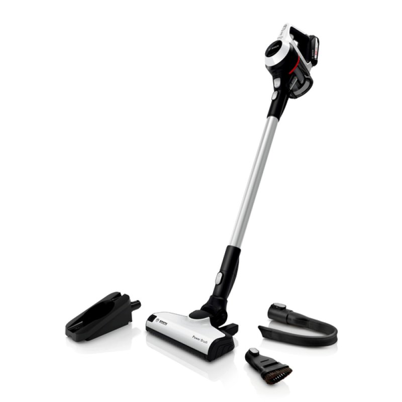 Bosch Serie 6 BCS61113 stick vacuum/electric broom 2-in-1 stick vacuum Battery Dry Bagless White