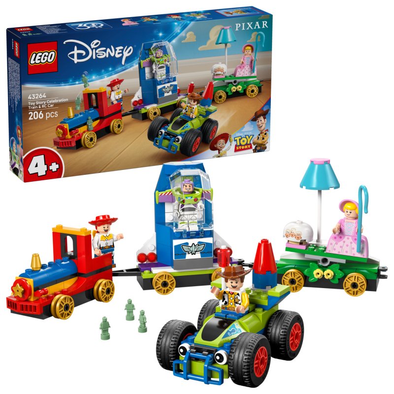 43264 LEGO 43264 Disney Pixar Partyzug & das Auto RC aus Toy Story